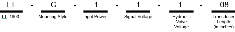 Model LT Ordering Procedure
